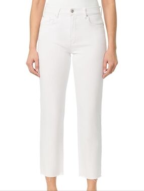 NWOT Kensie White Straight-Leg Jeans